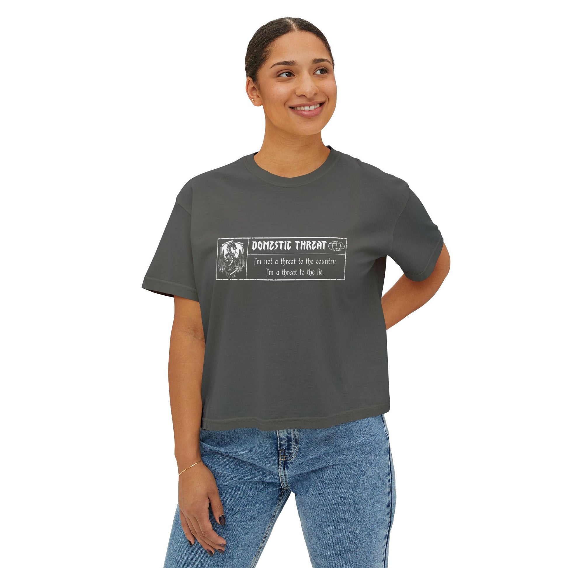 Women's Domestic Threat™ Boxy Tee